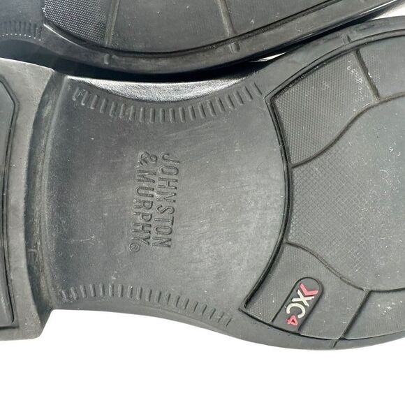 Johnston Murphy XC4 Stanton Moc Venetian Waterproof Loafers Black Leather 11.5 M
